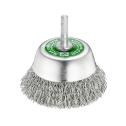 Четка чашковидна за бормашина SIT от неръждаема тел   ф 50 мм, 6 мм, 0.3 мм 2522 - promo-pack - 149548