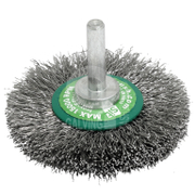 Четка дискова за бормашина SIT от неръждаема тел   60 мм, 9 мм, 6 мм, 0.30 мм GG62 - promo-pack - 149535