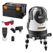 Линеен лазерен нивелир с 8 лъча с 1 батерия и зарядно, 3.7 V, 1.7 Ah, 15 м, 60 м, 0.1 мм/м Laser 8 S - promo-pack - 149721