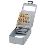 Свредло за метал Fervi HSS-TiN с цилиндрична опашка  комплект 1-13 мм, 25 бр. P062 - promo-pack - 149806