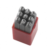 Цифри Fervi за ръчно набиване комплект  9 бр., 3 мм P012/N03 - promo-pack - 150073