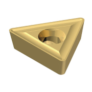 Пластина Fervi за стругарски нож за проходен отвор   HW волфрамов карбид - TiN, 9.53х3.97 мм TCMT - promo-pack - 150096