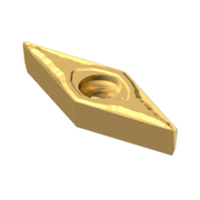 Пластина Fervi за стругарски нож за външна обработка   HW волфрамов карбид - TiN, 9.53х4.76 мм  - promo-pack - 150097