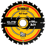 Диск циркулярен за рязане на дърво напречно надлъжно с HM пластини 190 мм, 30 мм, 1.66 мм, 24 z DT10402 - promo-pack - 150474