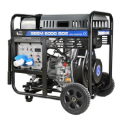 Генератор за ток дизелов монофазен 5000 W, 230 V GSEm 6000 SDE - promo-pack - 150880