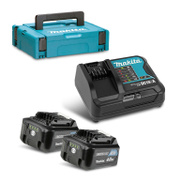 Акумулаторна батерия Li-Ion със зарядно у-во 12 V, 4 Ah, 2 бр.  - promo-pack - 151018