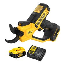 Акумулаторна лозарска ножица с 1 батерия и зарядно, 18 V, 5 Ah, ф 38 мм DCMPP568P1