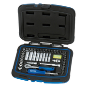 Гедоре комплект вложки с тресчотка и накрайници 44 бр., 4-13 мм х 1/4 50825-3015 - promo-pack - 151942