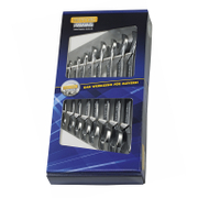 Ключ гаечен двустранен метричен комплект 6-22 мм, 8 бр., DIN 3110  - promo-pack - 151911