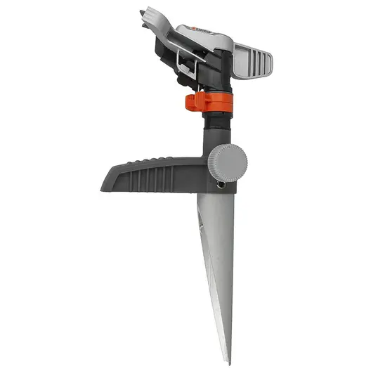 Разпръсквач за поливане Gardena кръгов секторен с шип за земята  490 м2, 1/2", 5/8", 3/4 ", Premium