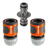Съединител на маркучи Gardena комплект с бързи връзки  1/2"