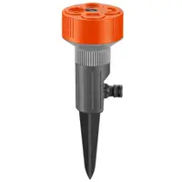 Разпръсквач за поливане Gardena кръгов секторен с шип за земята  100 м2, 1/2", 5/8", 3/4 ", Classic