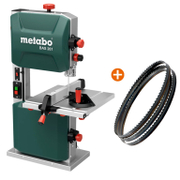 Банциг Metabo за дърво   400 W, 1712 мм BAS 261 + Банцигова лента Metabo за дърво на размер   16x0.36 мм, 1712 мм, 6 мм, HCS въглеродна стомана  - promo-pack - 152184
