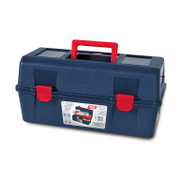 Пластмасов куфар за инструменти 400х206х188 мм, син N25 - promo-pack - 152985