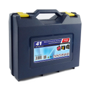 Пластмасов куфар за инструменти 385х330х130 мм, син N41 - promo-pack - 152993