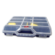 Органайзер за консумативи пластмасов с прегради 312х238х51 мм, син N45 - promo-pack - 152996