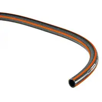 Градински маркуч за поливане Gardena PVC 2-слоен армиран  19 мм, 25 bar, 50 м, черно/оранжево, Comfort FLEX