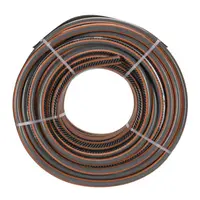 Градински маркуч за поливане Gardena PVC 2-слоен армиран  19 мм, 30 bar, 50 м, черно/оранжево, Comfort High FLEX
