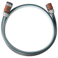 Градински маркуч за поливане Gardena PVC 2-слоен армиран  13 мм, 22 bar, 1.5 м, сиво/синьо, Classic