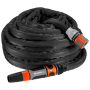 Градински маркуч за поливане Gardena текстилен комплект с фитинги 13 мм, 35 bar, 15 м, черен, Liano - product - 153 GRD 131