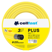 Градински маркуч за поливане Cellfast PVC 3-слоен армиран  19 мм, 25 bar, 25 м, жълт, Plus - product - 153 KLD 062