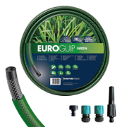 Градински маркуч за поливане Tecno Tubi PVC 3-слоен армиран  12.7 мм, 24 bar, 20 м, зелен, Euro Guip - product - 153 SJK 093