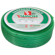 Градински маркуч за поливане Valmon PVC 2-слоен армиран  12.5 мм, 10 bar, зелен, 1122 - product - 153 VLM 031