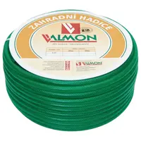 Градински маркуч за поливане Valmon PVC 2-слоен армиран  12.5 мм, 10 bar, зелен, 121122
