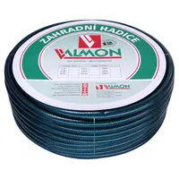 Градински маркуч за поливане Valmon PVC 2-слоен армиран  15.9 мм, 10 bar, 50 м, тъмнозелен, 1121