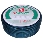 Градински маркуч за поливане Valmon PVC 2-слоен армиран  25.4 мм, 10 bar, тъмнозелен, 1121 - product - 153 VLM 103