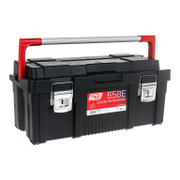 Пластмасов куфар за инструменти 650х300х295 мм, черен 650-E - promo-pack - 153000