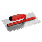 Маламашка Rubi за лепило назъбена  стомана, 280х120 мм, стъпка 8х8 мм  - promo-pack - 153242