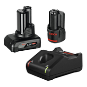 Акумулаторна батерия Bosch Li-Ion със зарядно у-во   12 V, 2/4 Ah, 2 бр. GBA 12V - promo-pack - 153514