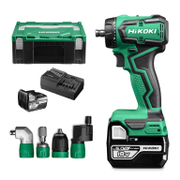 Акумулаторен винтоверт HiKOKI - Hitachi с безчетков двигател   с 2 батерии и зарядно, 18 V, 5 Ah, 55 Nm, 1.5-13 мм DS18DDQ - promo-pack - 153662