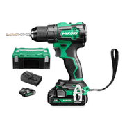 Акумулаторен винтоверт HiKOKI - Hitachi ударен   с 2 батерии и зарядно, 18 V, 2 Ah, 70 Nm, 1.5-13 мм DV18DE - promo-pack - 153673