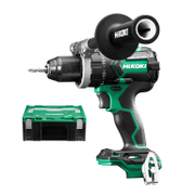 Акумулаторна бормашина HiKOKI - Hitachi    без батерия и зарядно, 36 V, 155 Nm, 0-550/0-2200 об./мин, 1.5-13 мм DS36DC - promo-pack - 153690