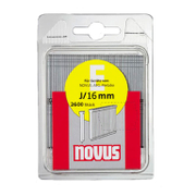 Гвоздеи за такер Novus с наклон 0°   тип J, 1.2x16 мм, стомана, 2600 бр.  - promo-pack - 153779