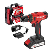 Акумулаторен винтоверт Raider ударен   с 1 батерия и зарядно, 20 V, 2 Ah, 50 Nm, 1-10 мм RDP-PCDI20 - promo-pack - 153789