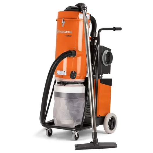 Индустриален прахоуловител Husqvarna Construction  4000 W, 400 м3/ч, T 4000