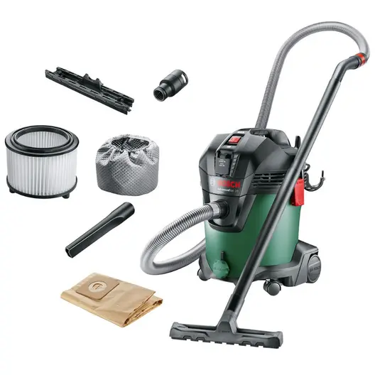 Прахосмукачка Bosch за сухо и мокро почистване  1200 W, 4200 л/мин, 20 л, AdvancedVac 20