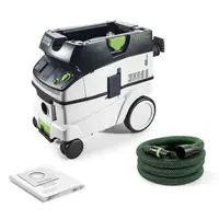 Прахосмукачка Festool за сухо и мокро почистване  1200 W, 230 V, 3900 л/мин, 26 л, клас L, Cleantec CTL 26 E