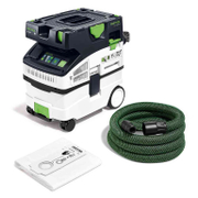 Прахосмукачка Festool за сухо и мокро почистване  1200 W, 230 V, 3700 л/мин, 15 л, клас L, Cleantec CTL MIDI I - product - 154 FST 166