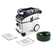 Прахосмукачка Festool електрическа за сухо и мокро почистване  2400 W, 3900 л/мин, 36 л, Cleantec CTM 36 E AC - product - 154 FST 186