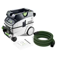 Прахосмукачка Festool за сухо и мокро почистване  1200 W, 230 V, 3900 л/мин, 26 л, клас L, Cleantec CTL 26 EI AC-RENOFIX