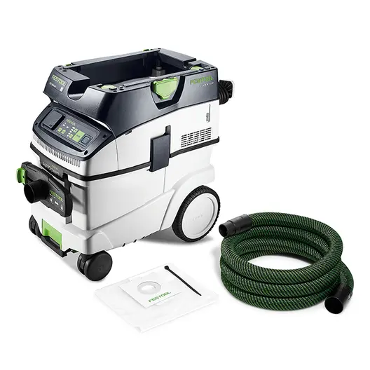 Прахосмукачка Festool за сухо и мокро почистване  1200 W, 230 V, 3900 л/мин, 36 л, клас L, Cleantec CTL 36 EI AC-RENOFIX