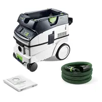 Прахосмукачка Festool за сухо и мокро почистване  1200 W, 230 V, 3900 л/мин, 26 л, клас L, Cleantec CTL 26 EI
