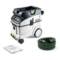 Прахосмукачка Festool за сухо и мокро почистване  1200 W, 230 V, 3900 л/мин, 36 л, клас L, Cleantec CTL 36 EI