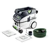 Прахосмукачка Festool за сухо и мокро почистване  1200 W, 230 V, 3900 л/мин, 26 л, клас M, Cleantec CTM 26 EI AC