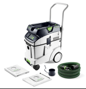 Прахосмукачка Festool за сухо и мокро почистване  1200 W, 230 V, 3900 л/мин, 48 л, клас M, Cleantec CTM 48 EI AC - product - 154 FST 219