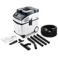 Прахосмукачка Festool за сухо и мокро почистване  1200 W, 230 V, 3700 л/мин, 25 л, Cleantec CT 25-Set
